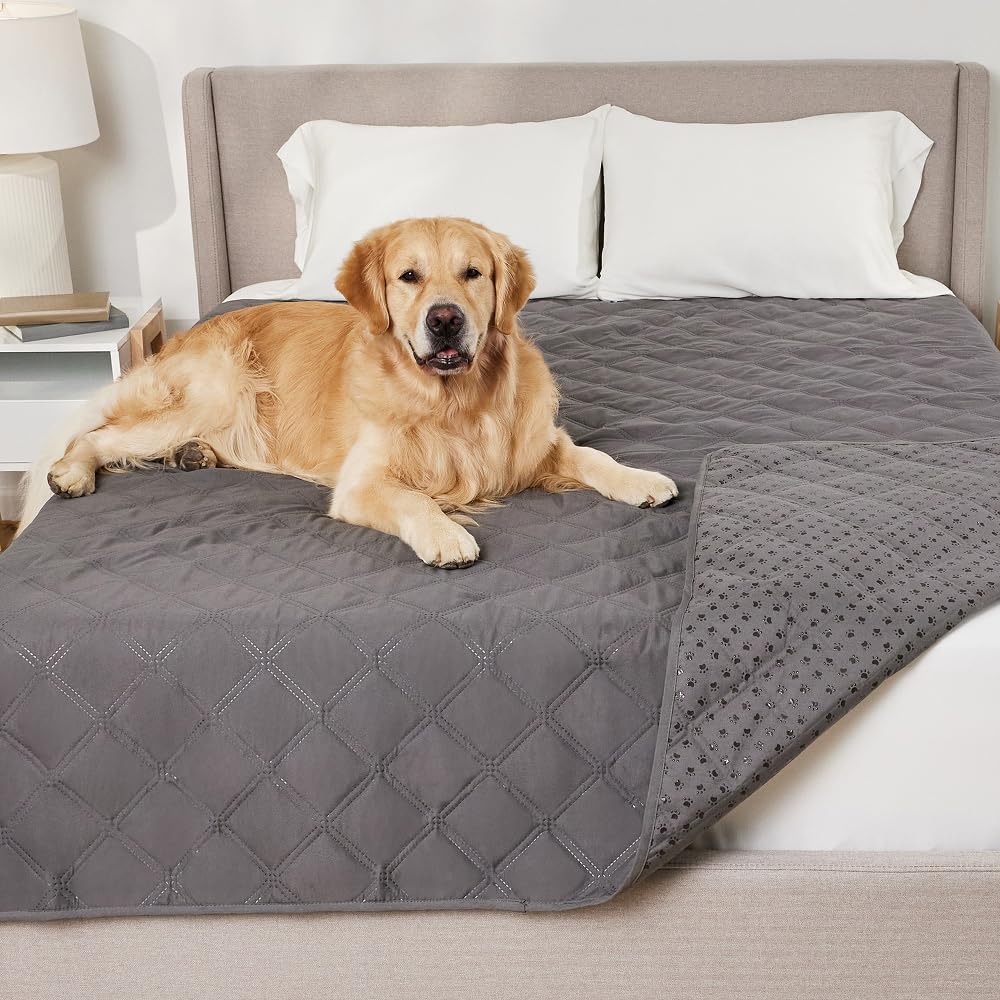 GORILLA GRIP waterproof dog blanket full view; ideal sofa protection and easy care.