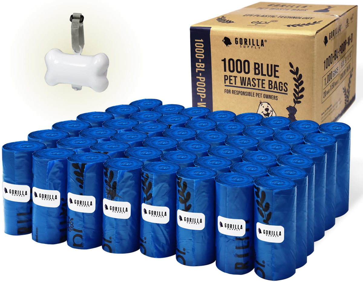 GORILLA SUPPLY dispenser with bag roll shows effortless single-bag dispensing for cleanup