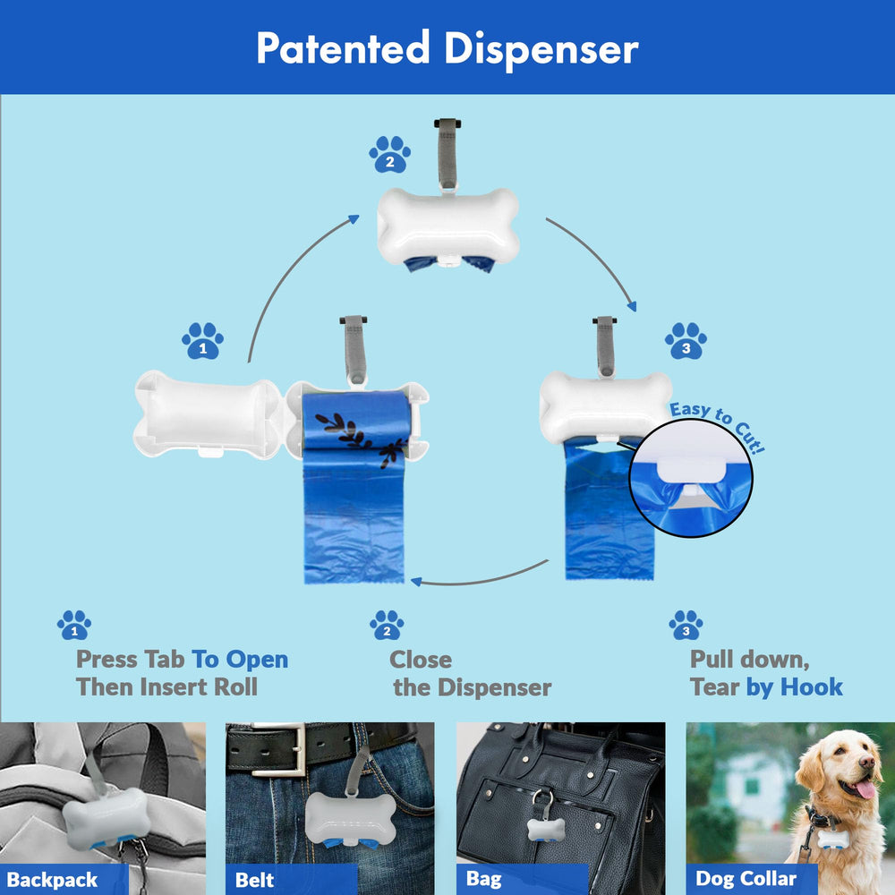 GORILLA SUPPLY unscented waterproof bags prevent leaks and odors during cleanup