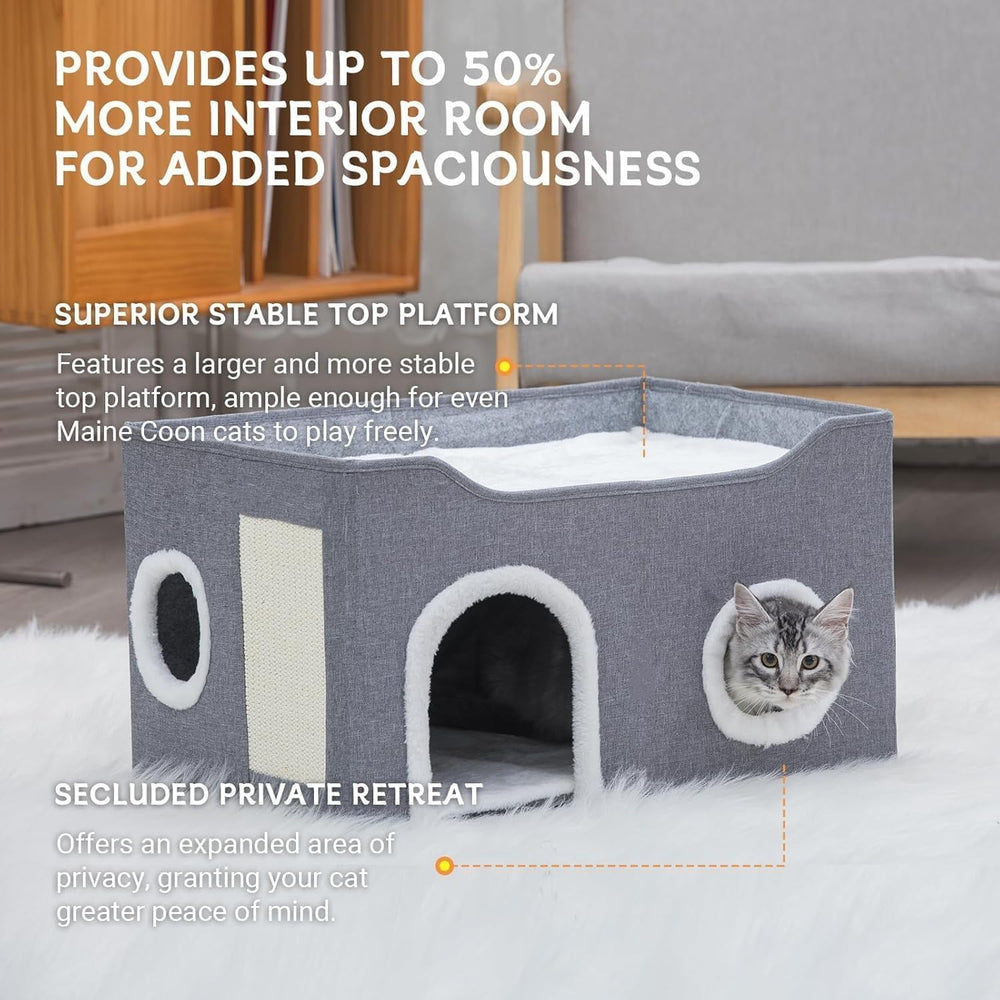 Gosipeya Cat House side scratching board for playful enrichment