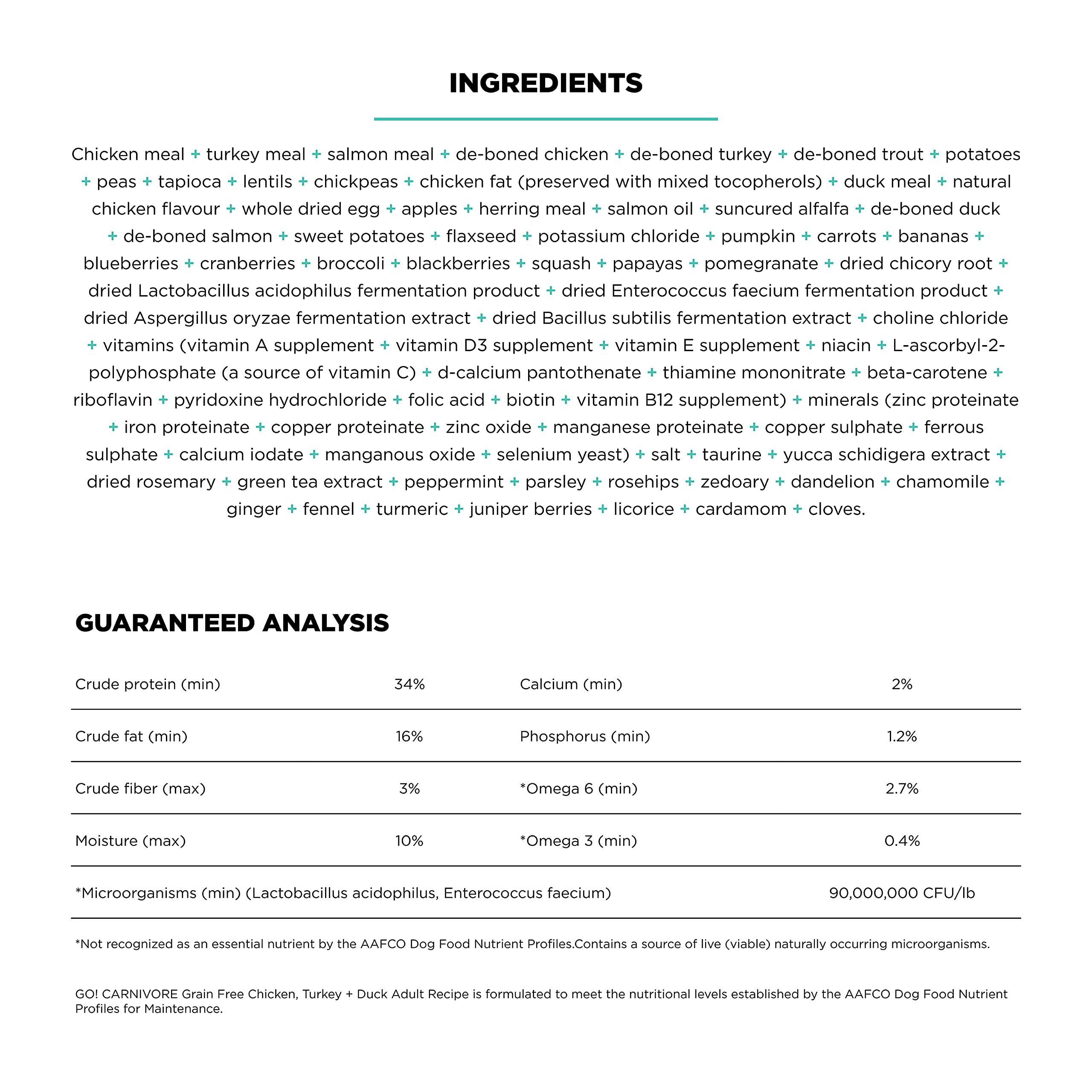 Go! Solutions digestive-support formula with probiotics and pumpkin for gut health