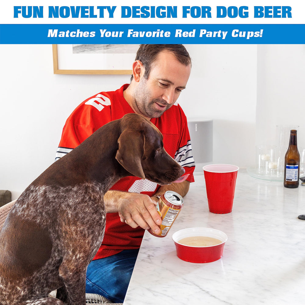 GoSports heavy-duty plastic bowls resist leaks for outdoor use.