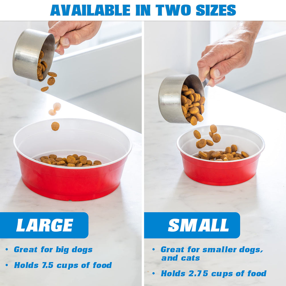 GoSports food-grade material bowl safe for dry or wet food and water
