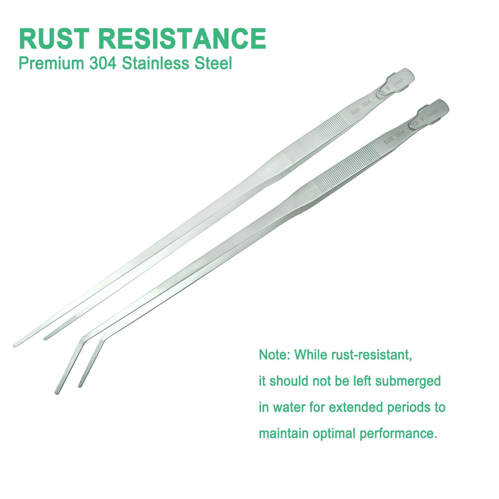 Gostur aquascaping tools ideal for substrate placement and delicate plant handling.