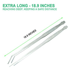 Gostur tweezers with hanger store neatly on racks for quick access.