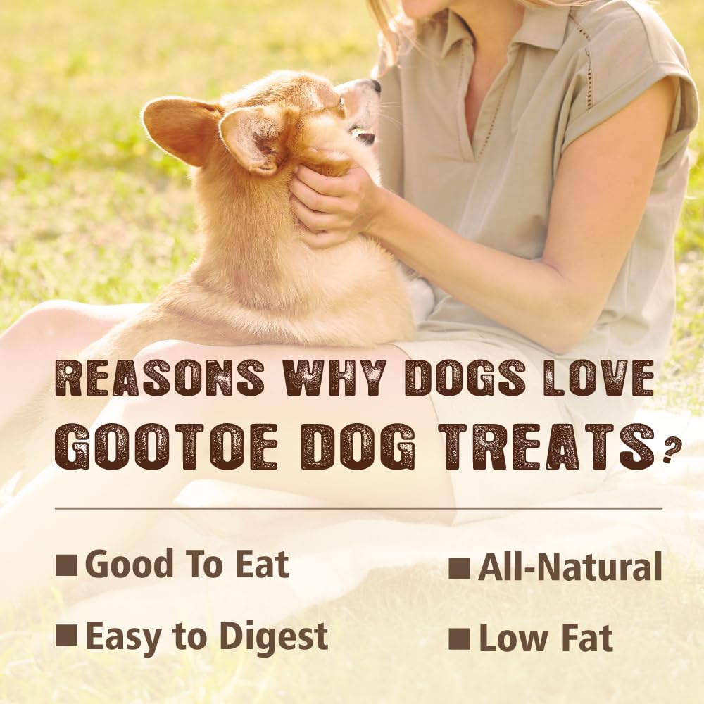 Gootoe-small-dog-treat-turkey-tendon 1lb: ideal for puppies and tiny mouths