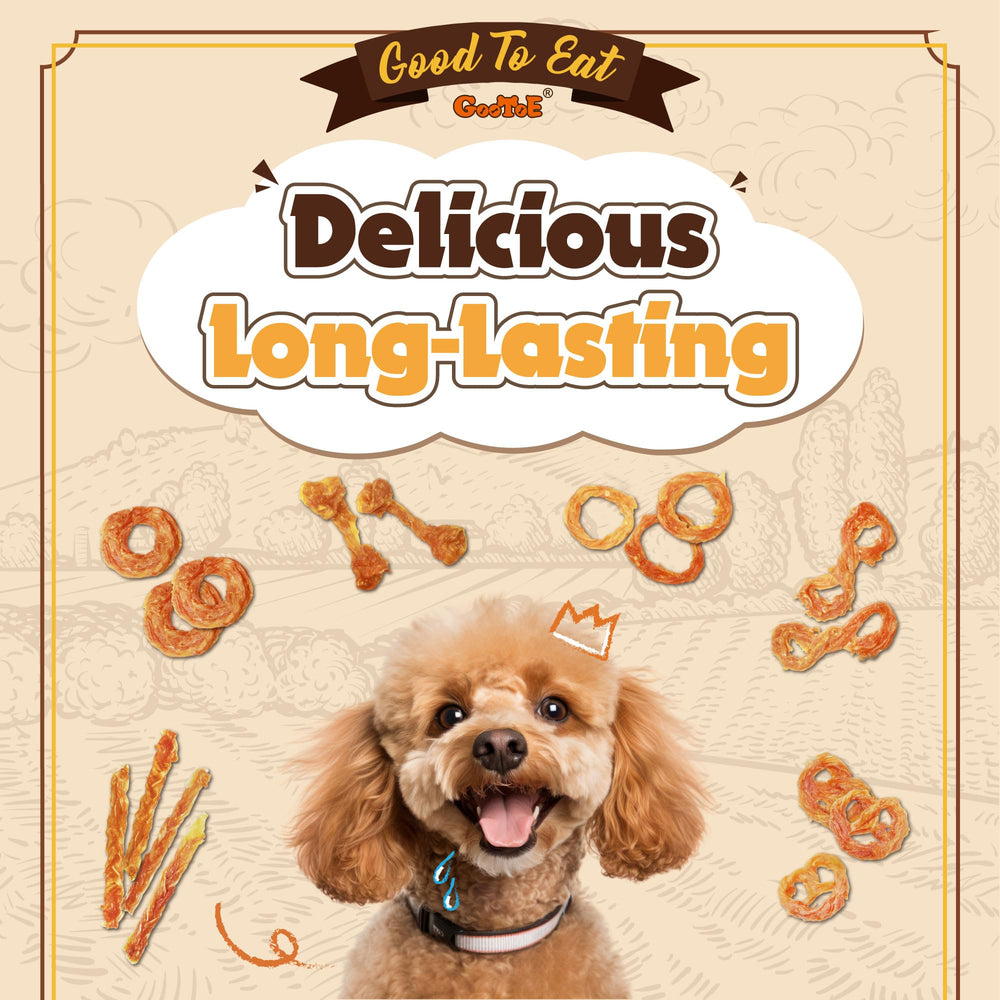 Gootoe turkey tendon rope chew designed for medium dogs