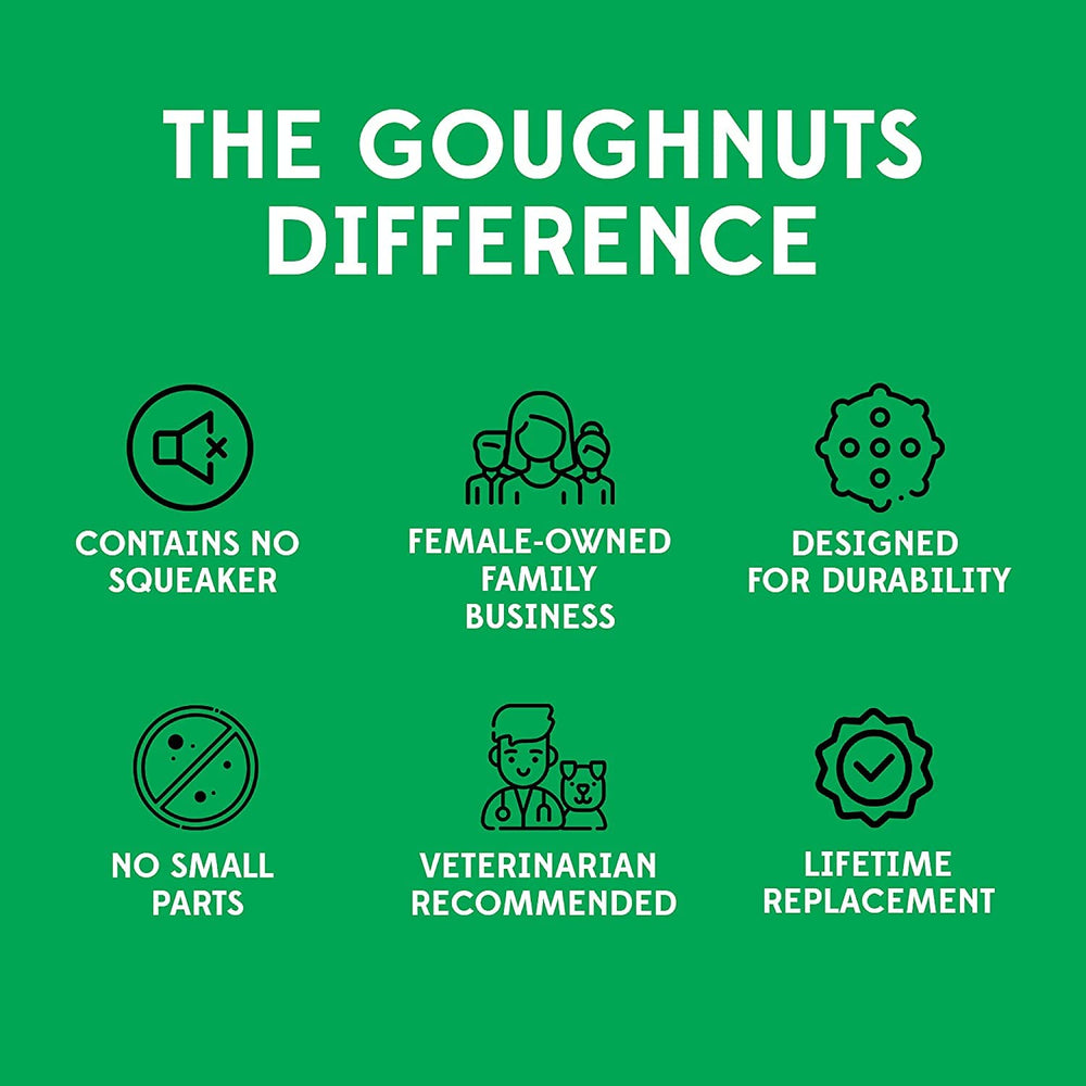 Goughnuts durable chew toy ideal for pit bulls and big dogs.