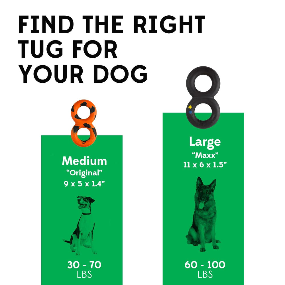 Goughnuts medium size tug for mid sized breeds like pits and shepherds.