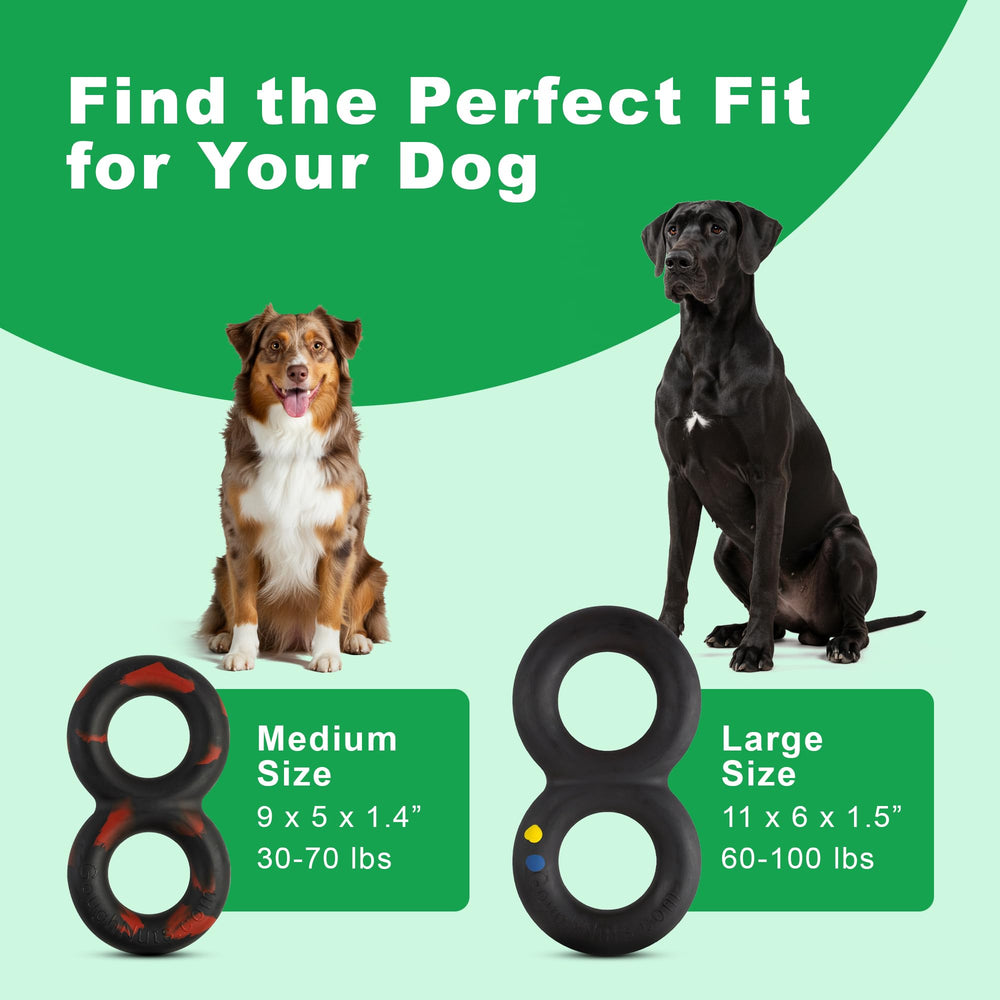 Goughnuts safe tug toy for dogs, promotes safer play