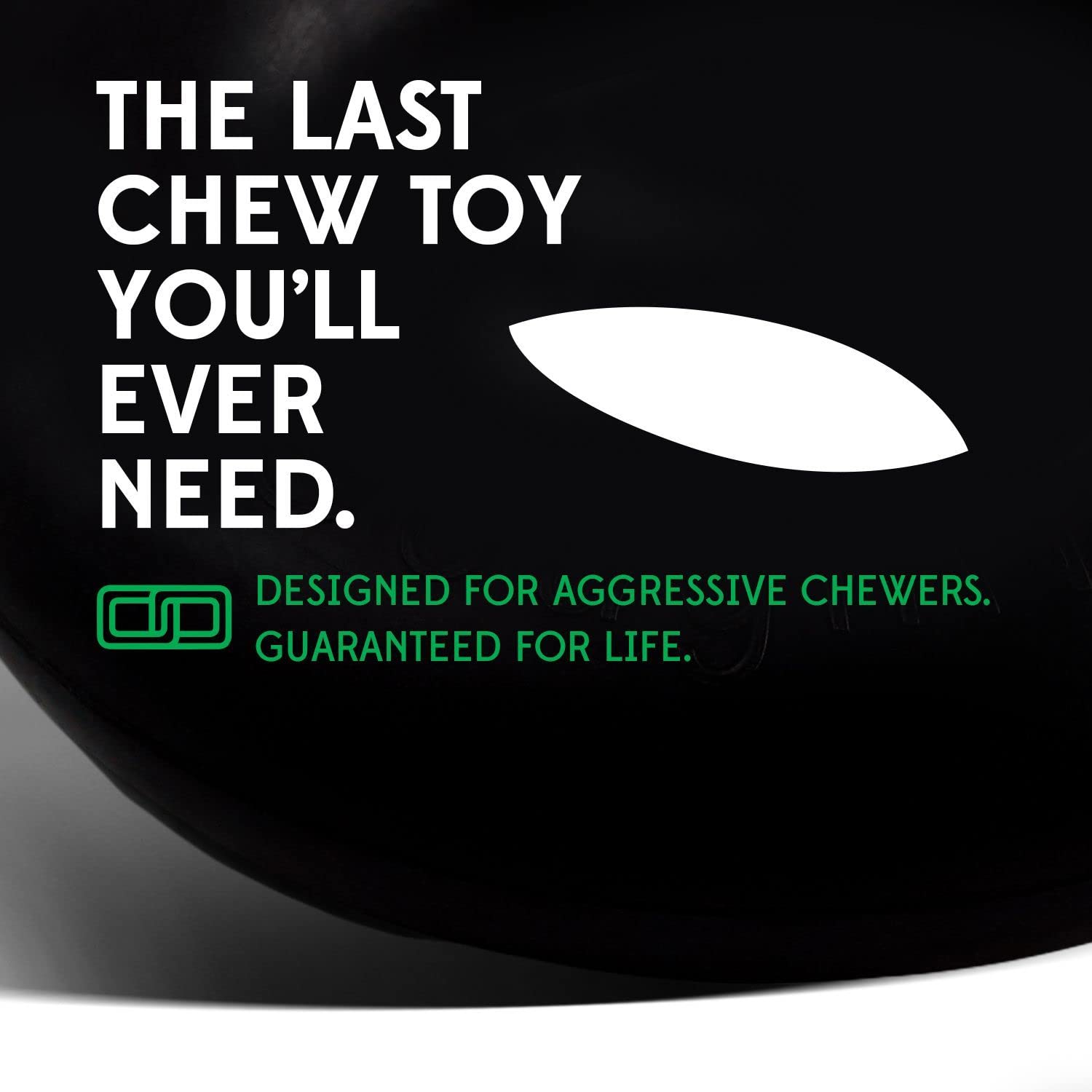 Goughnuts safety-focused chew toy minimizes swallowed fragments for dogs.
