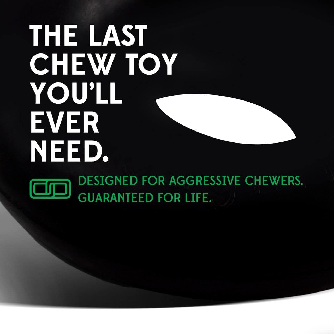 Goughnuts tug toy pink, durable rubber that stands up to power chewers.