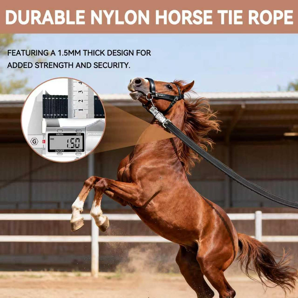 GOVIICTRICH nylon cross ties deliver weather-resistant durability for daily barn use.