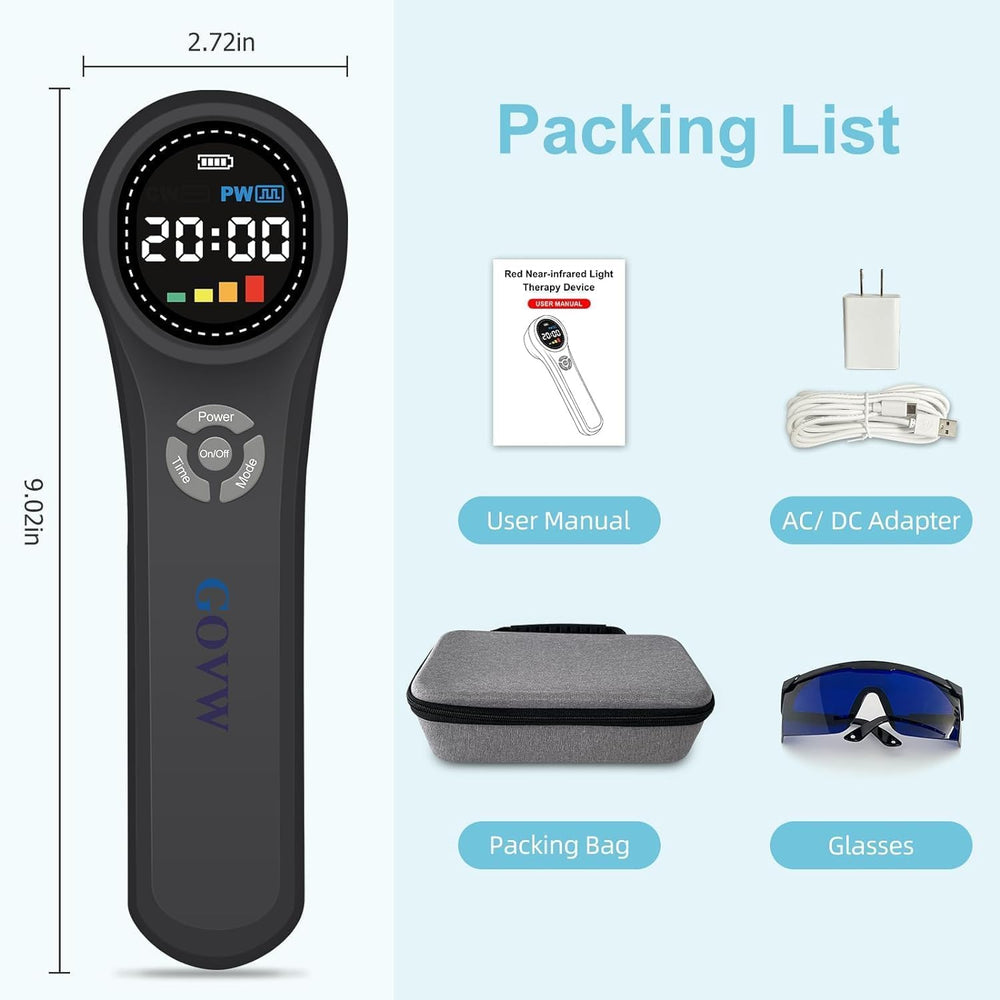GOVW cold laser for home-use pets, easy setup and portable