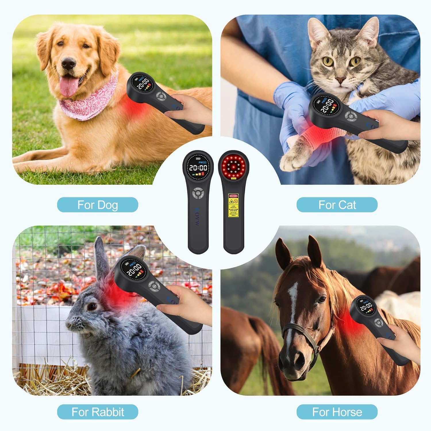 GOVW cold laser at-home sessions reduce vet visits and stress