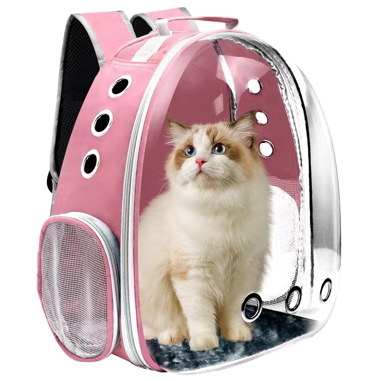 Goxeon cat backpack with ventilated design offering breathable travel for your cat.