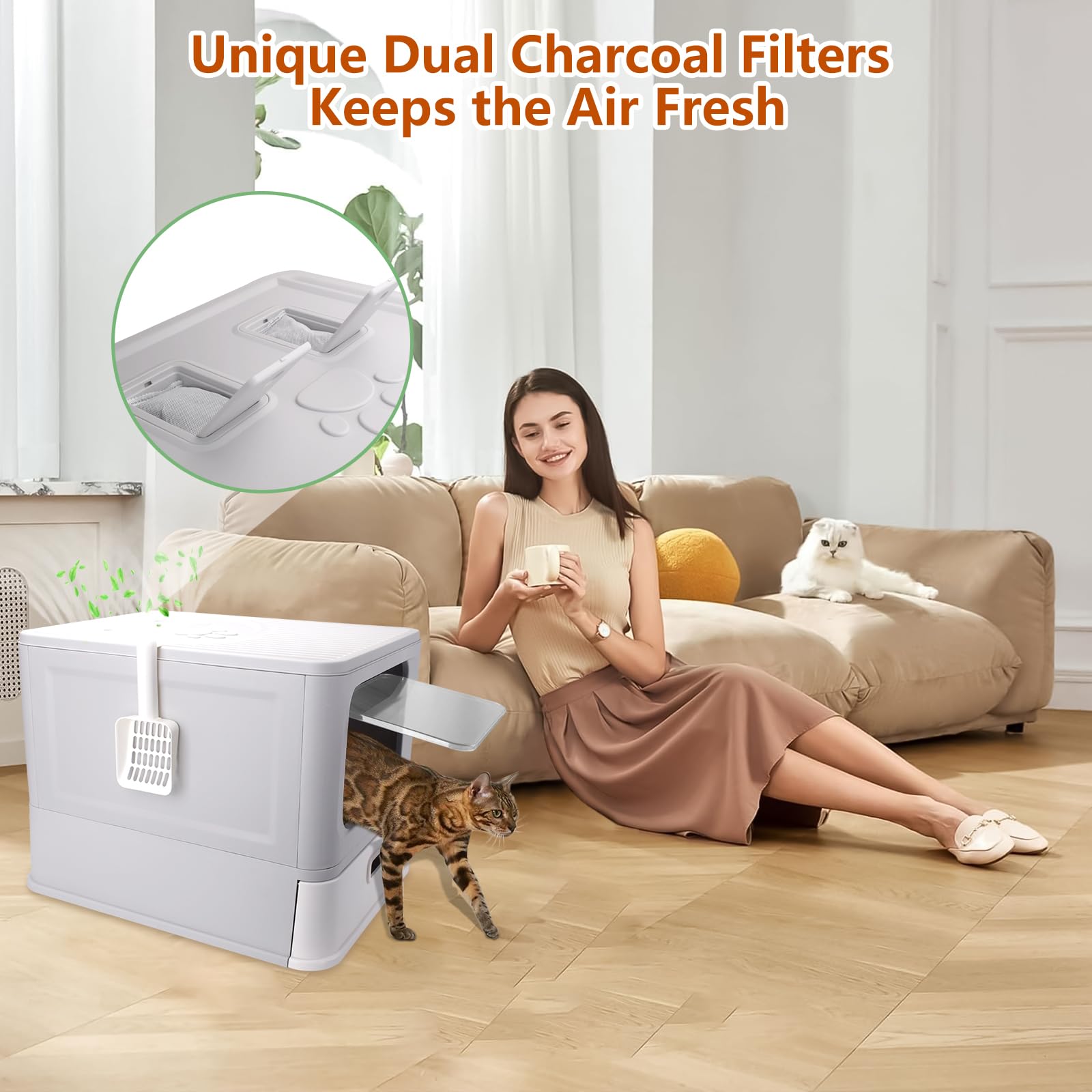 GOYJOY double charcoal filters offer odor control