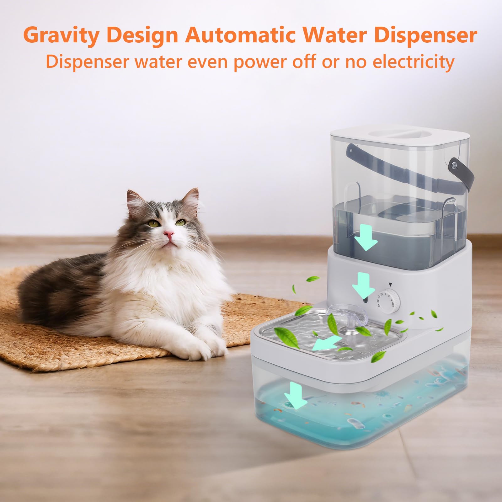 Separation design highlight of clean and wastewater tanks for tidy maintenance