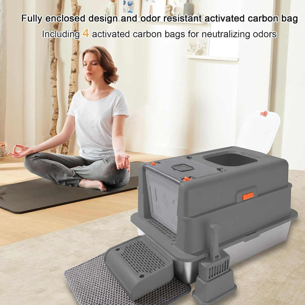 GOYJOY XXXL fully enclosed mode offers privacy and strong odor containment.