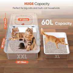 GOYJOY XXXL lid design facilitates quick daily cleaning and odor control.