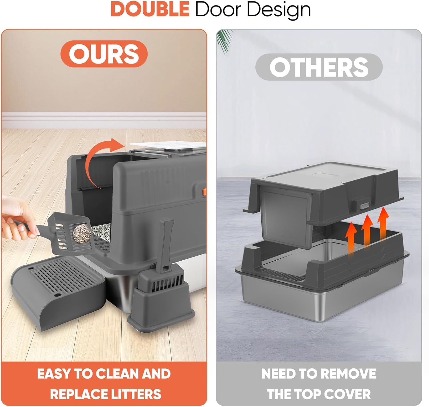 GOYJOY XXXL semi-enclosed mode provides ventilation and easy access.