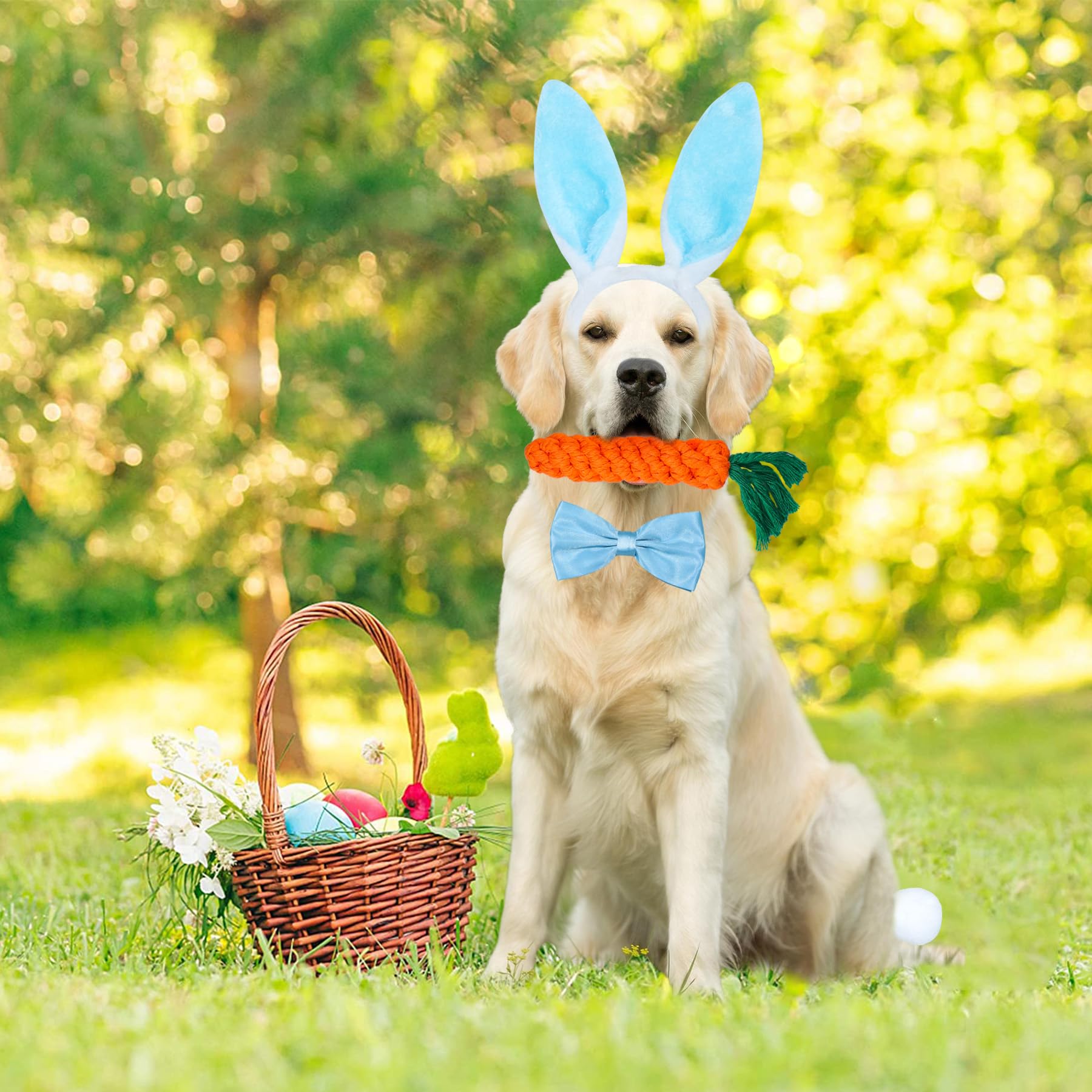 GOYOSWA Easter dog outfit adjustable fit for various breeds
