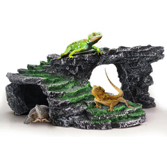 GOZILLA basking platform rock-formation provides a natural basking spot for reptiles.