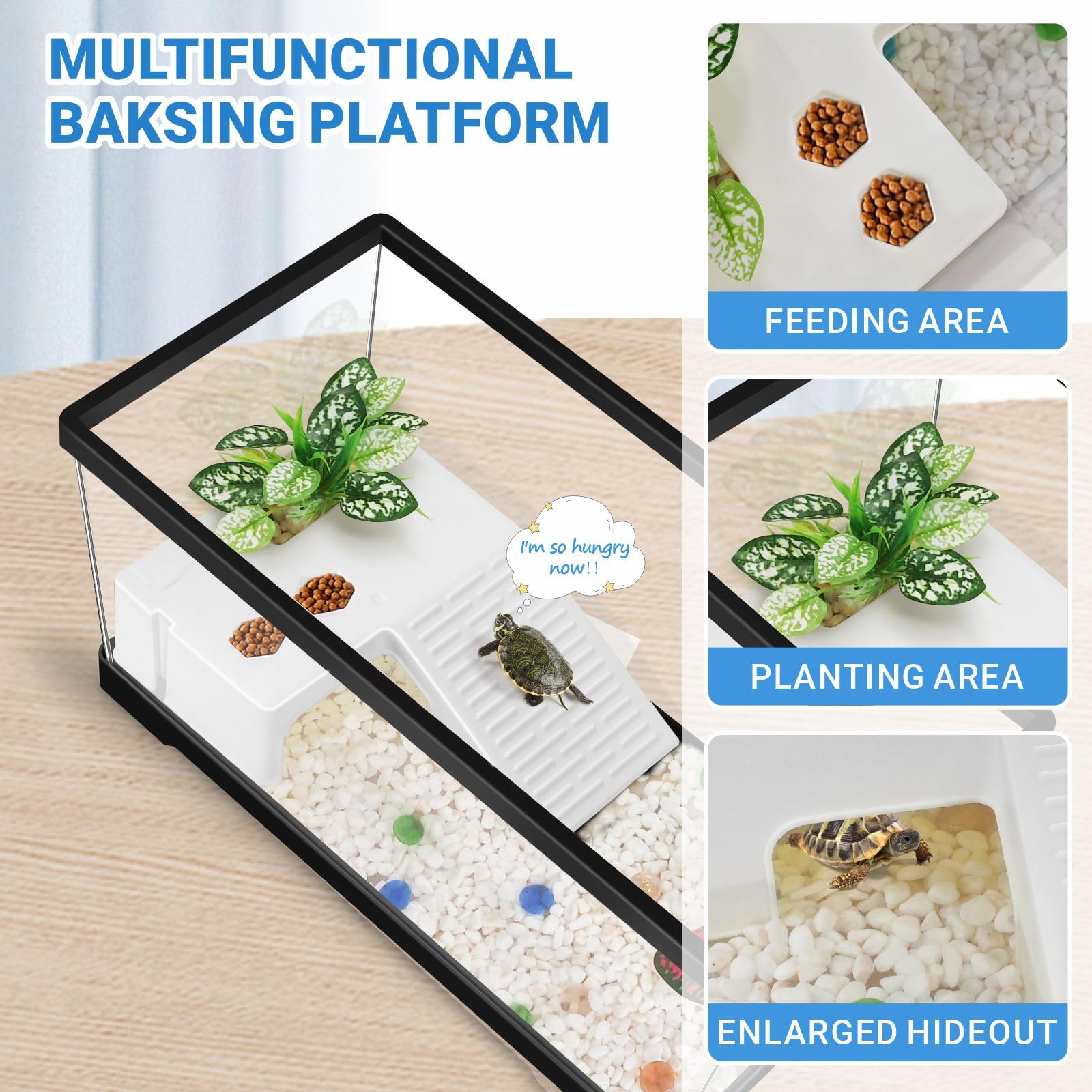 GOZILLA Decorative Plant provides enrichment and safe greenery