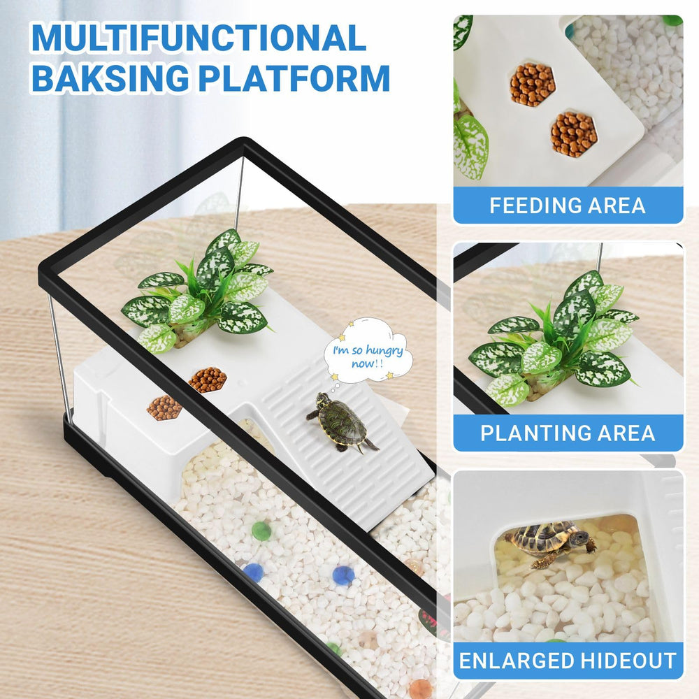 GOZILLA Decorative Plant provides enrichment and safe greenery