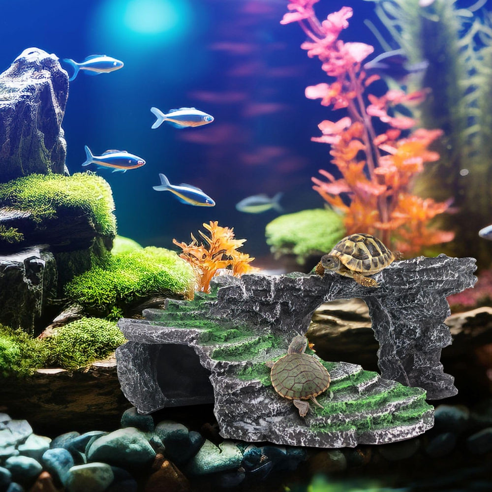GOZILLA habitat decor suited for turtles, geckos, and bearded dragons.