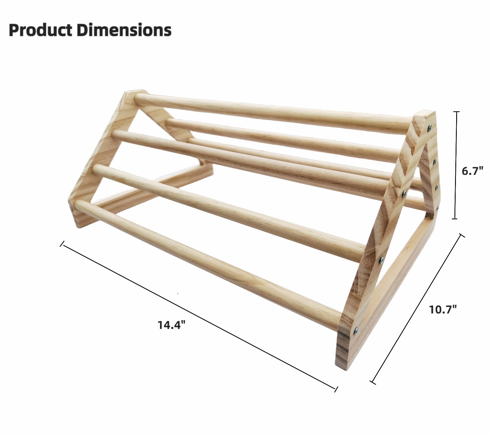 GPGCGSGP Chick Perch triangular design promotes stable rest and climbing.