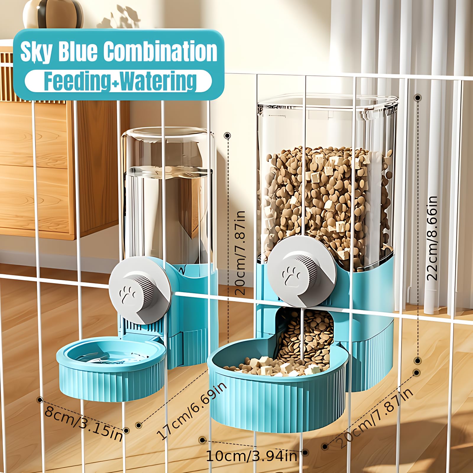 GPY water dispenser hanging setup for continuous hydration.