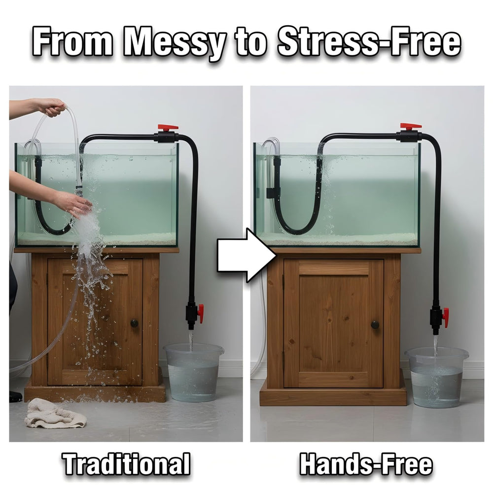 GQAQZQ quick setup without tools for easy water changes