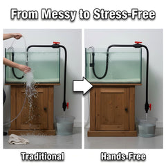 GQAQZQ quick setup without tools for easy water changes