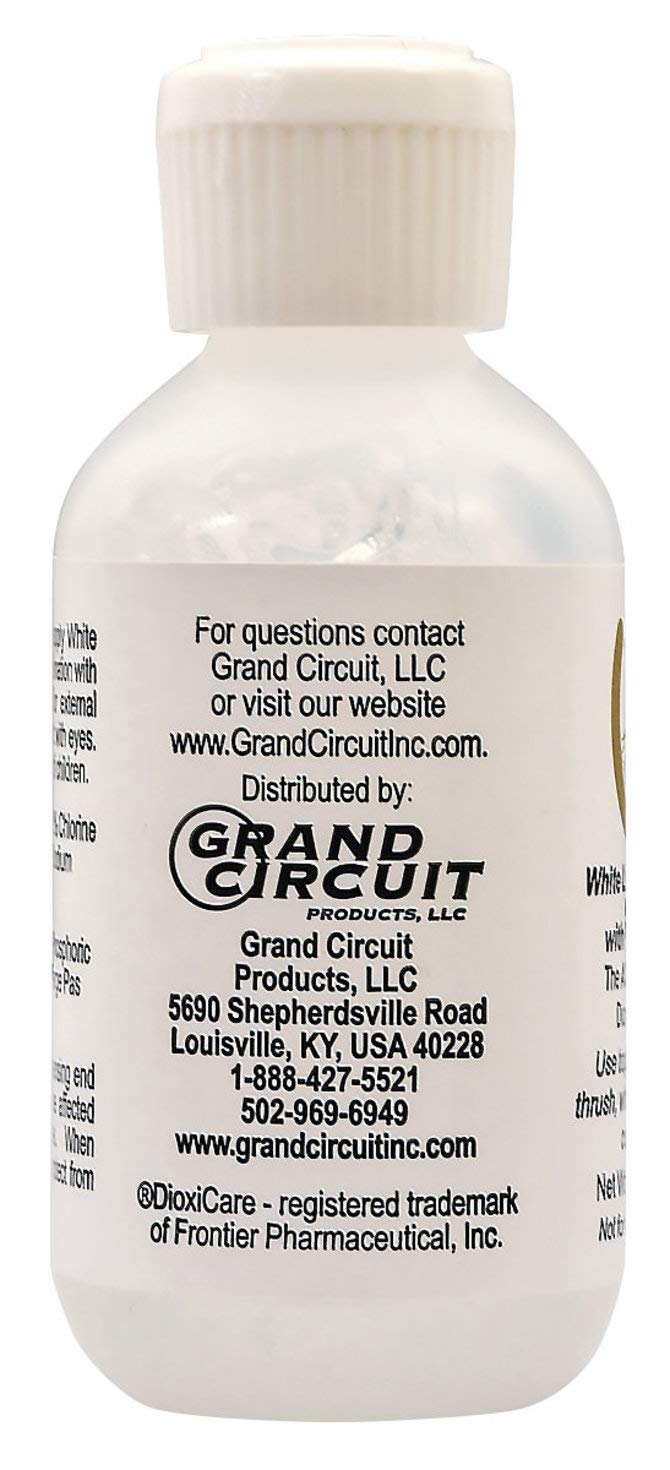Grand Circuit White Lightning Gel jar close-up showing texture for safe topical use.