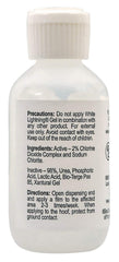 Grand Circuit White Lightning Gel packaging with 2 oz size shown.