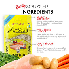 Grandma Lucy’s All-Life-Stages blend supports dogs of any size or age.