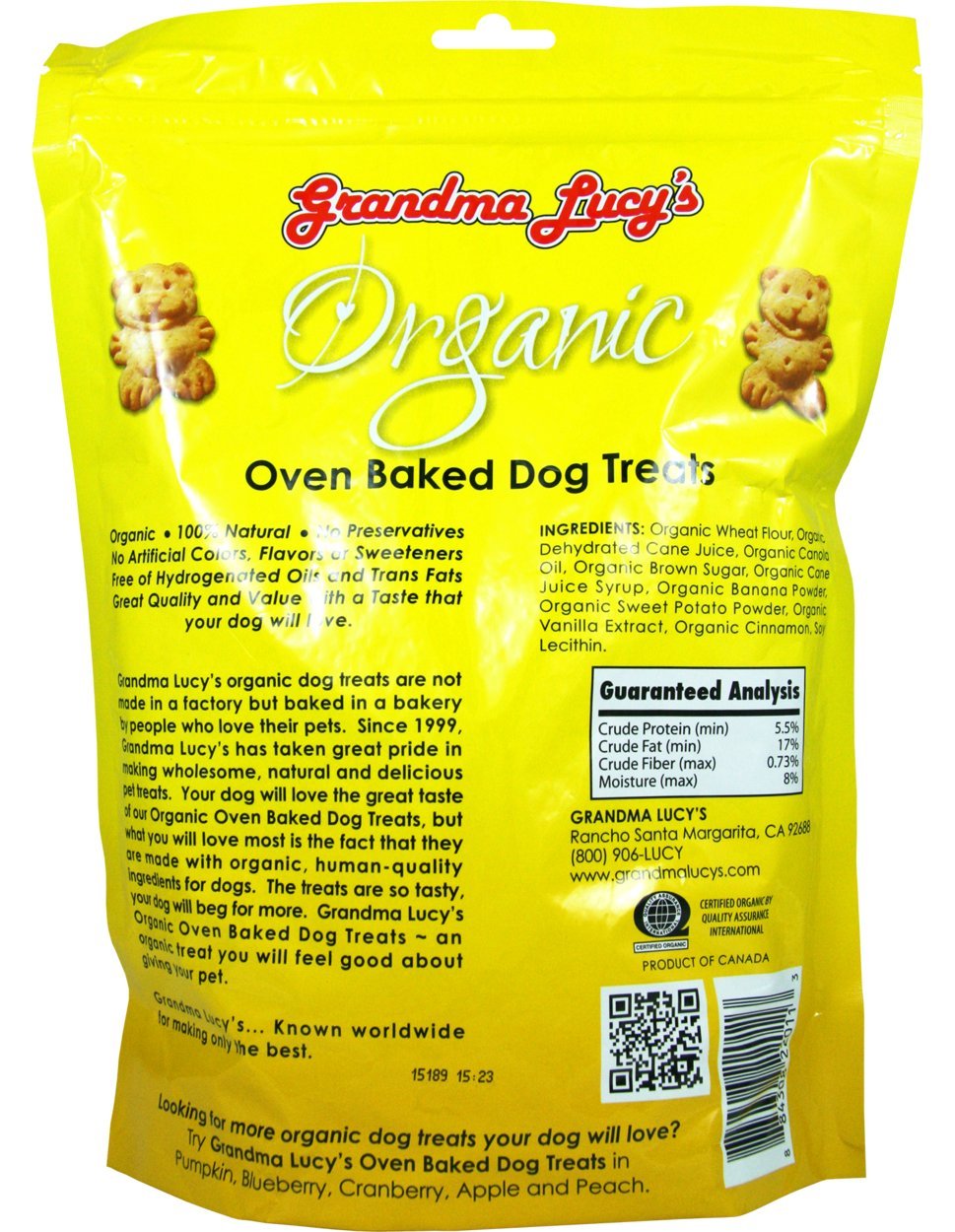 Grandma Lucy's Banana & Sweet Potato Recipe close-up; chewy bite for dogs.