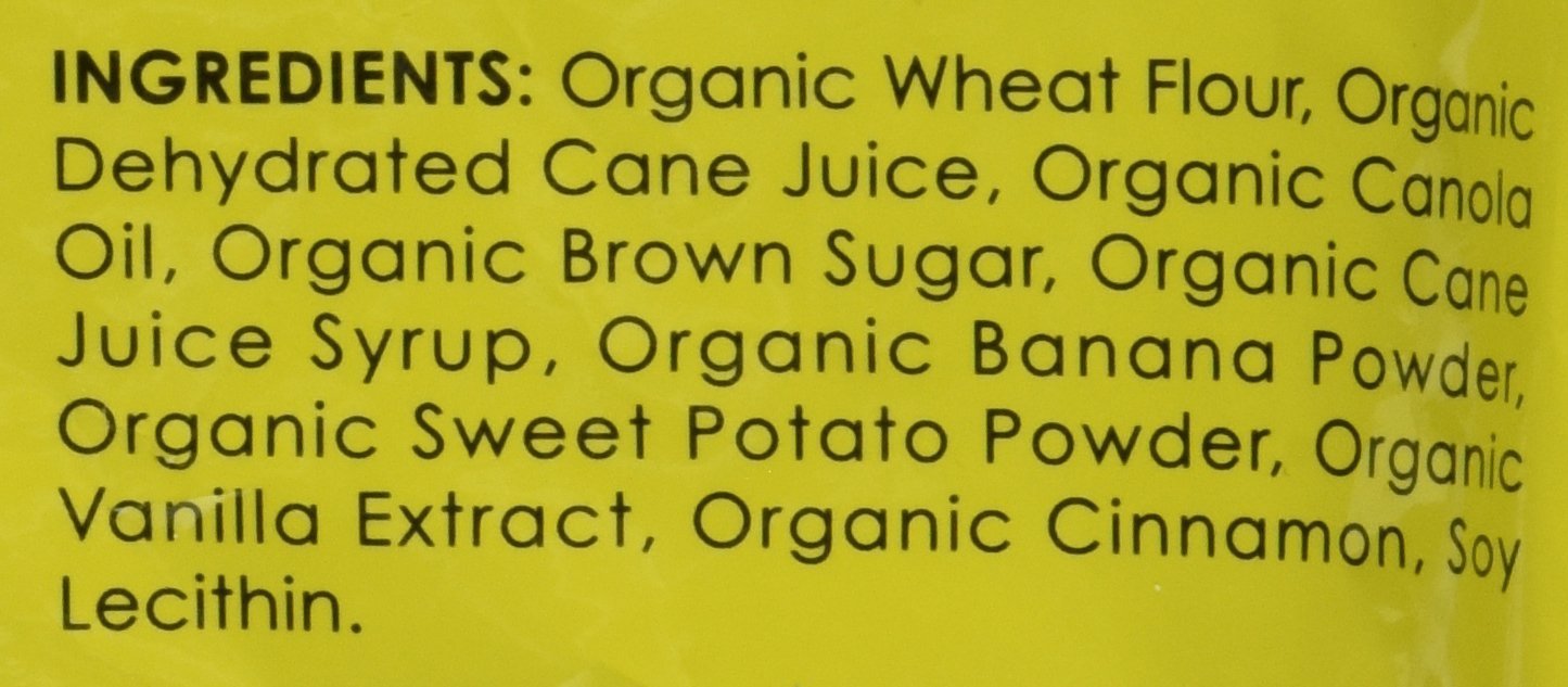 Grandma Lucy's Organic ingredients; wholesome recipe for mindful snacking.
