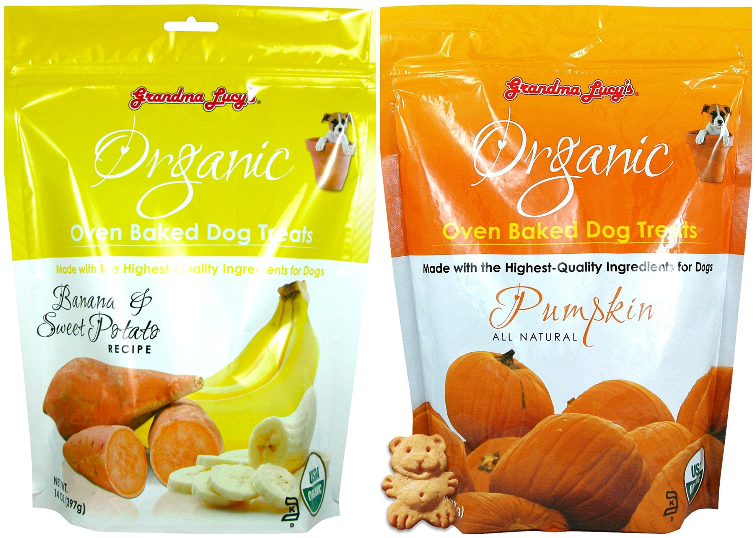 Grandma Lucy's Organic Oven-Baked Pumpkin Recipe treats; a tasty daily reward.