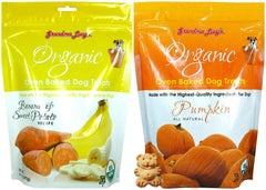 Grandma Lucy's Organic Oven-Baked Pumpkin Recipe treats; a tasty daily reward.
