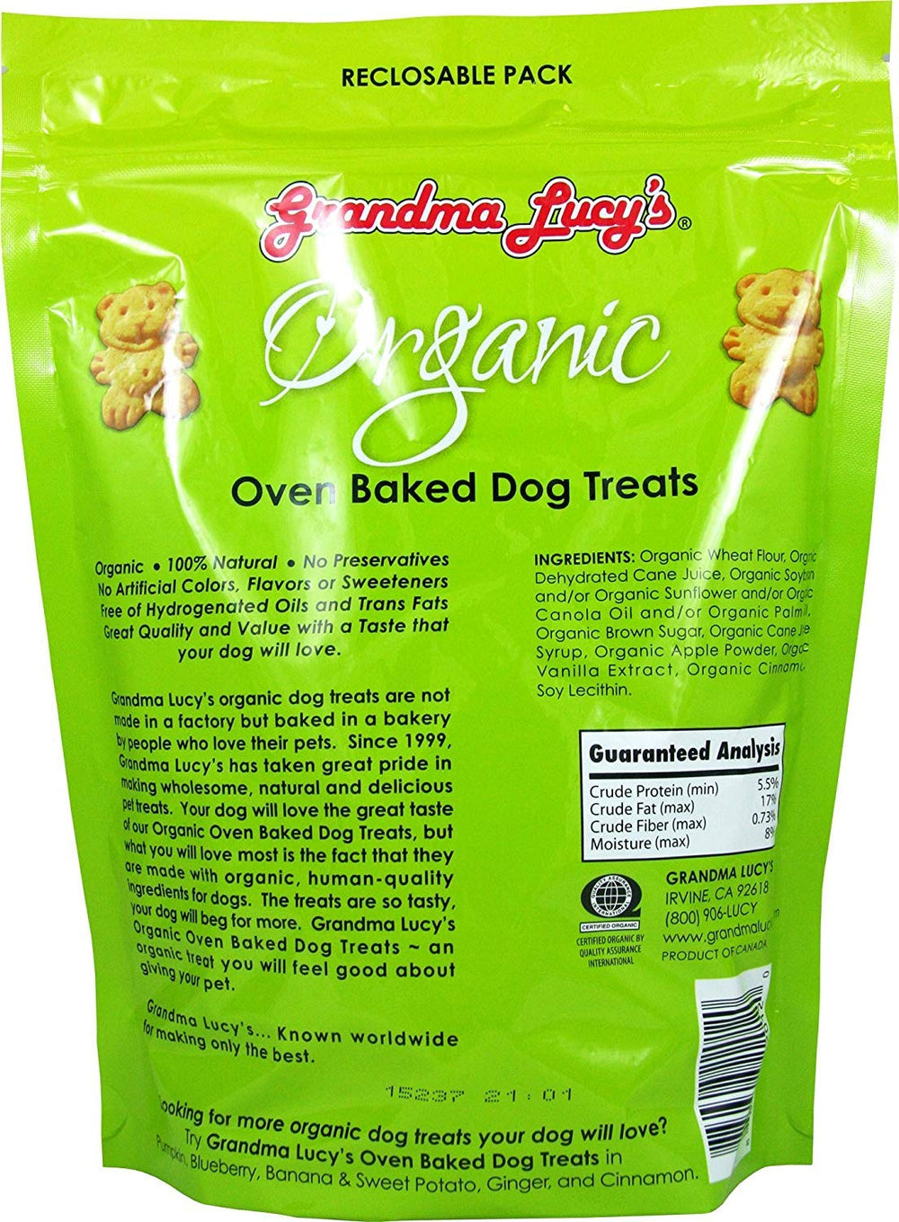 Grandma Lucy's oven-baked bundle image, two flavors to reward dogs during training.