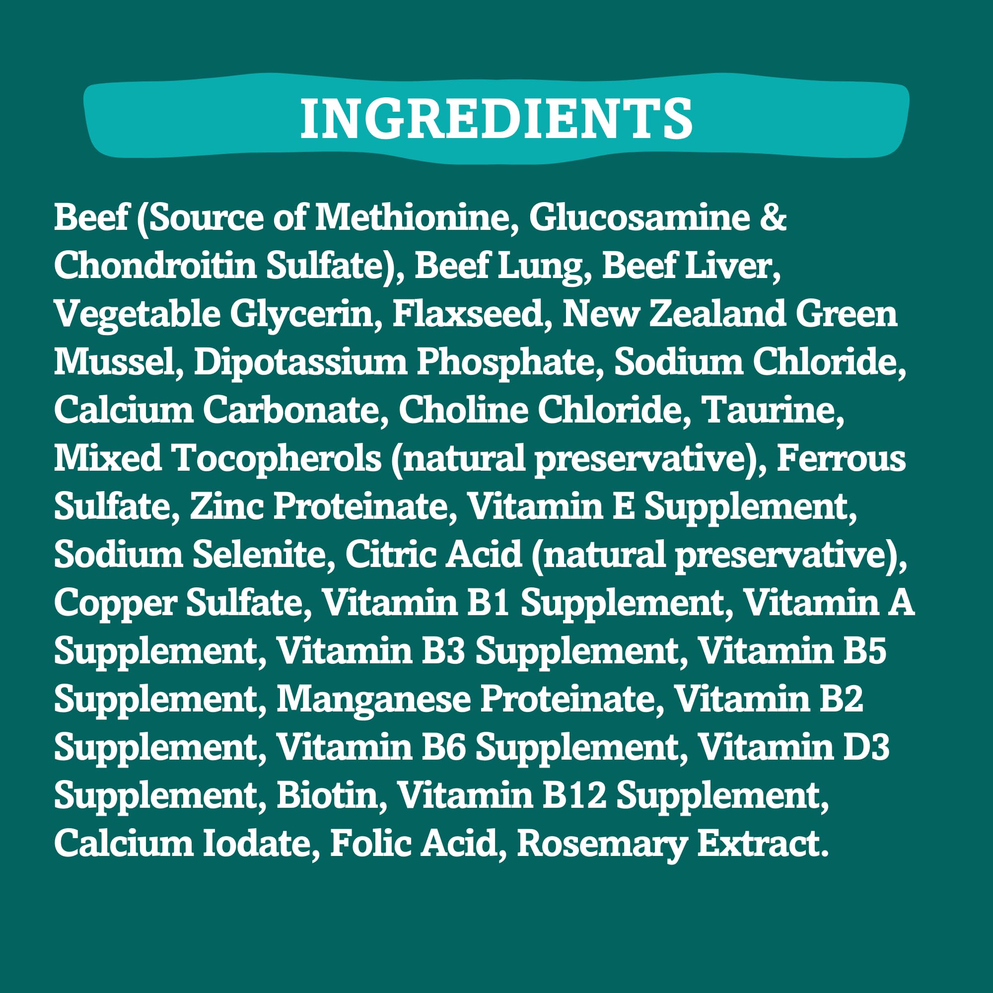 Grandma Mae's RawTernative New Zealand green mussels provide natural joint-support nutrients.