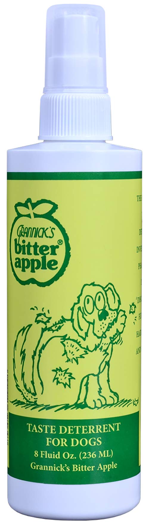 Close-up of Grannick's label highlighting usage and deterrent purpose