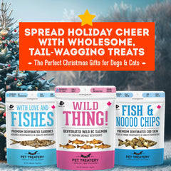 Granville Island sardines for dogs and cats with crunchy texture for training.