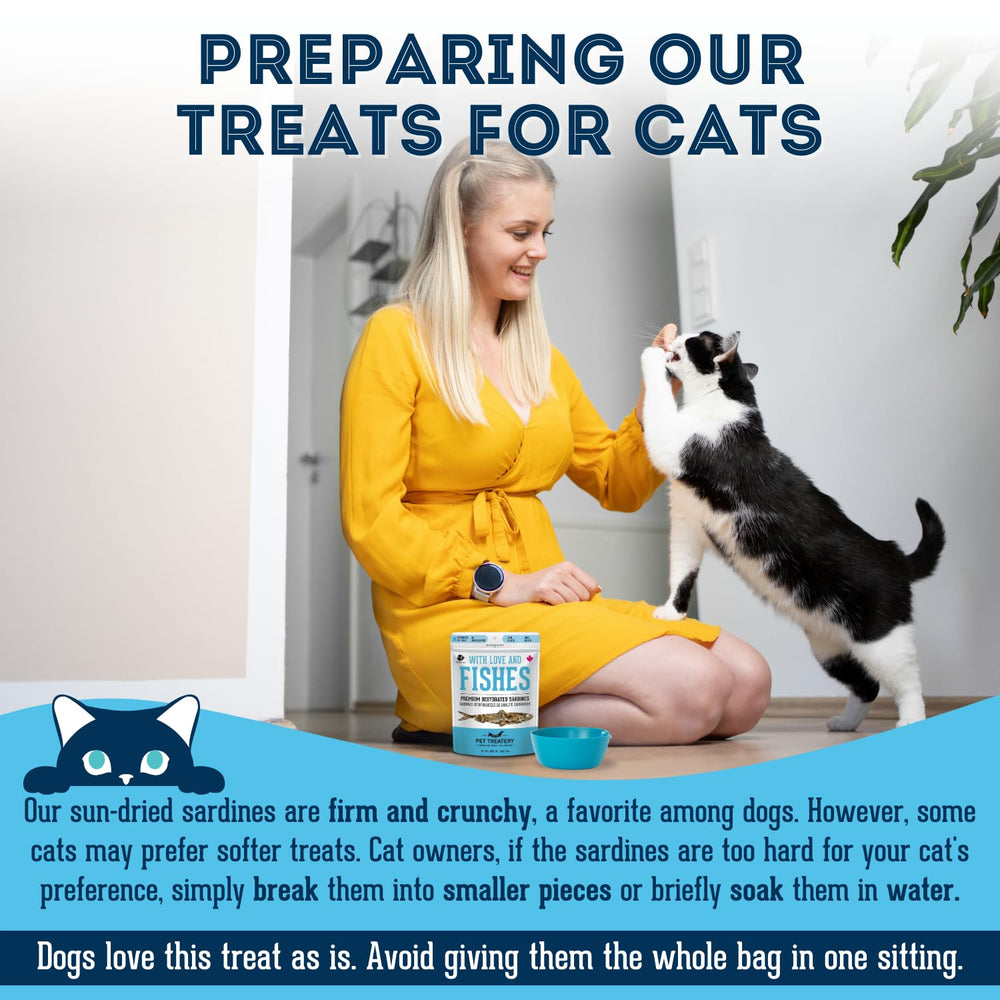 The Granville Island Sardines make high-value training treats for dogs.