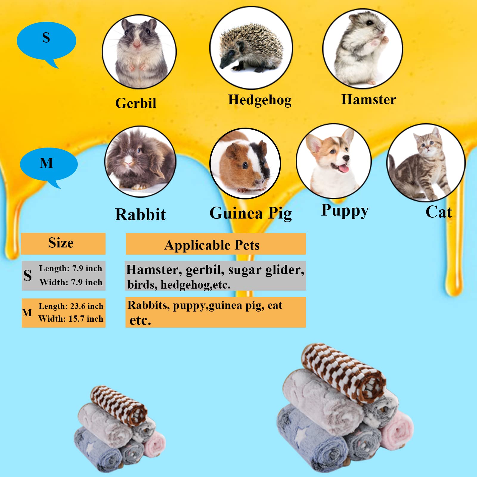 Grddaef dimension 60x40 cm shown for perfect small-animal fit.