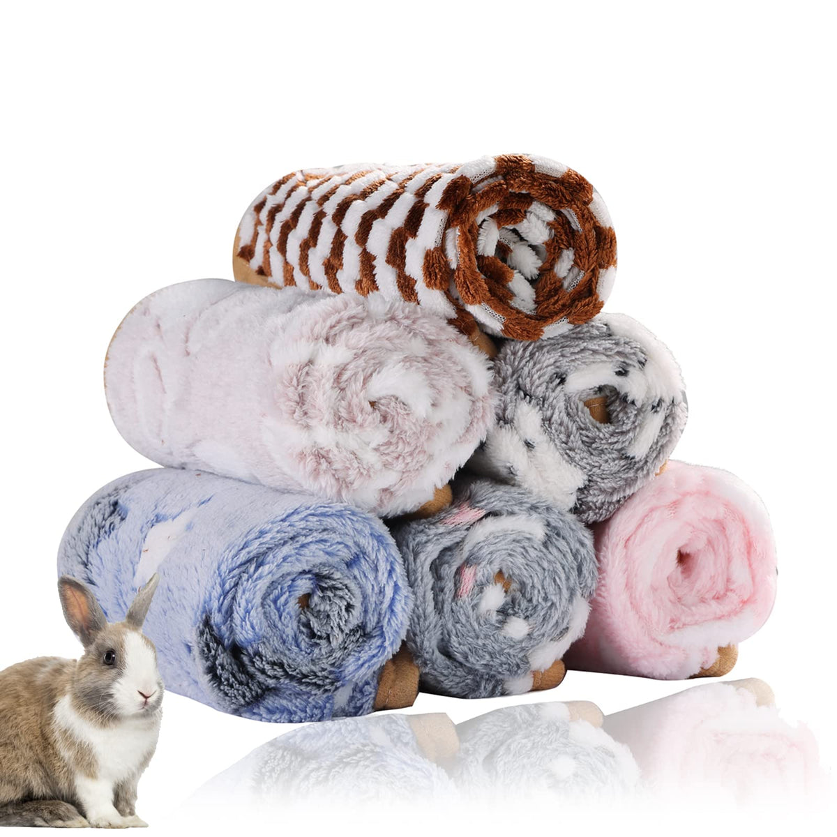 Grddaef guinea pig blanket patterns set offers cozy protection and color variety.