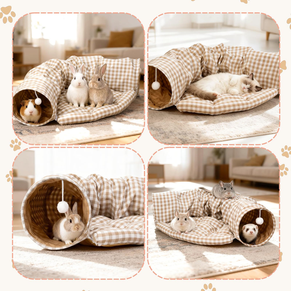 Greatbond Bunny Tunnel Bed 2-in-1 design supports play and rest.