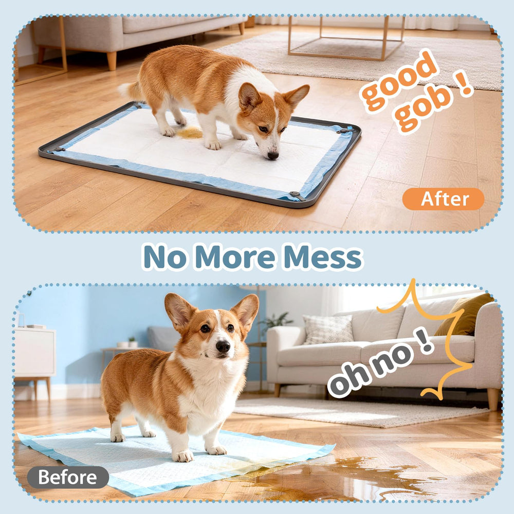 Greatbond pee pad holder fits 23x36 inch pads securely.